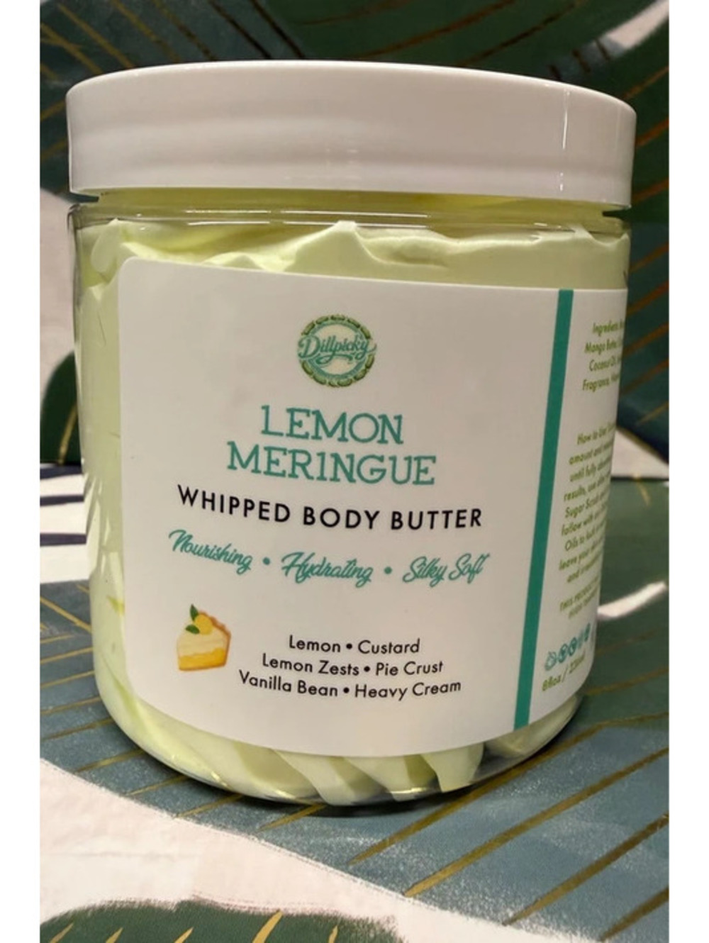 Aminnah DillPicky Lemon Meringue Whipped Body Butter 8 oz NEW